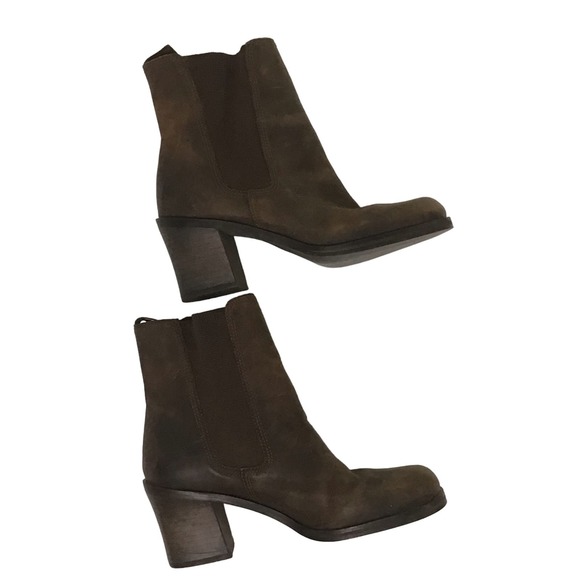 Nine West‎ Leather Boots with Heel Size 7.5 - Picture 3 of 7